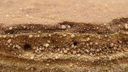 Stunning sandstone layers with intricate pebble patterns create a natural texture perfect for backgrounds, geology studies, and earthy designs