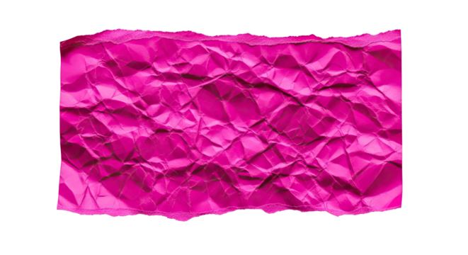High Resolution Crumpled Pink Paper Texture Abstract Colorful Close-up Background Design