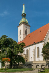 The St. Martin Cathedral in Bratislava, Slovakia.