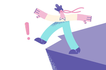 Business risks and challenge concept