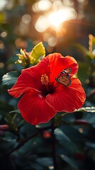 ผีเสื้อและดอกไม้