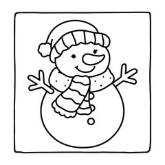 Kids-Bold & Easy Christmas Coloring Book, cute candle with holly bold & easy cute christmas coloring page, Christmas Coloring Pages, bold & easy cozy winter coloring book pages, victor art. line art 