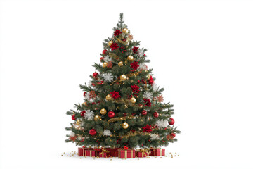 Fototapeta premium Christmas tree and presents