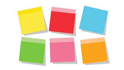 Colorful sticky notes for reminders and tasks, perfect for organizing thoughts in a modern workspace to boost productivity and creativity now