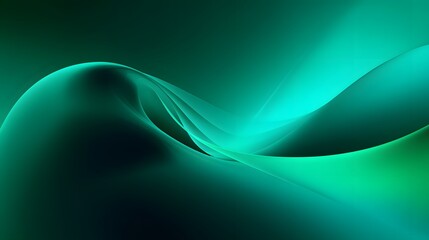 Dynamic Emerald Gradient Background Featuring a Soothing, Natural and Artistic Vibe Perfect for Contemporary Creative Applications