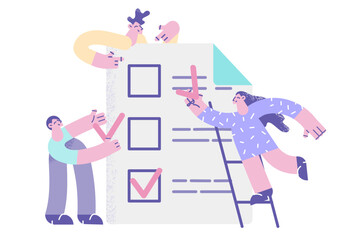 Time management and task completion concept