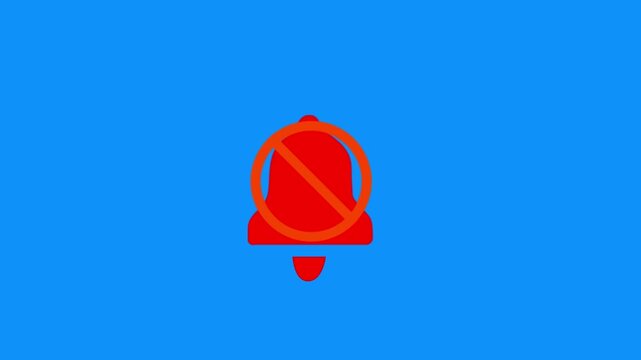 Muted Notification Bell Icon Animation