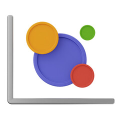 3d chart diagram graph statistic infographic element