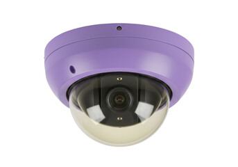 Isolated dome security camera system, indoor video surveillance, crime prevention and safety.