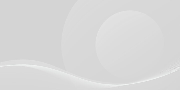 Minimalist gray background with smooth, flowing curves. The gray background features a soft, modern texture with layered shapes. Aesthetic background vector. Gray background.