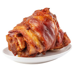 Schweinshaxe on large serving platter