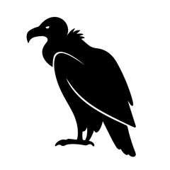 Eurasian Griffon Vulture Silhouette