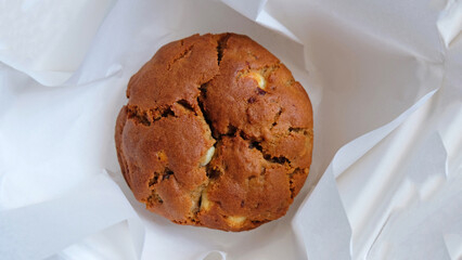 Close up, homemade Macadamia and Cranberry Cookies recipe