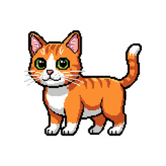 pixel art cat