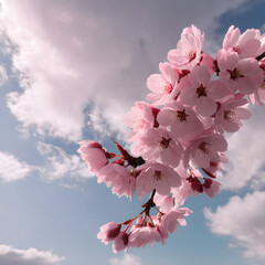 Cherry Blossoms in the Sky