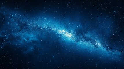 Majestic spiral galaxies shining among endless stars convey the mystery of space and are suitable for scientific backgrounds.