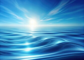 Soft blue waves creating a calm and soothing abstract background