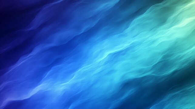 Soothing waves of turquoise and blue hues convey lightness and harmony, perfectly complementing the background for meditative applications or wellness projects.