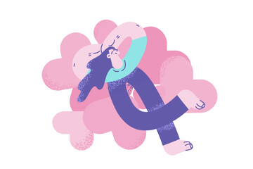 Love, tenderness, positive emotions concept.