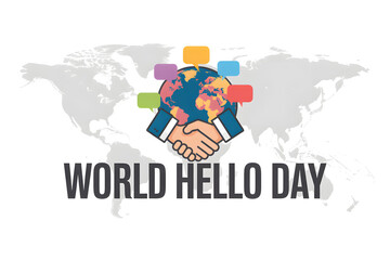 Celebrate World Hello Day with global connection, diverse cultures unite, and positive communication bridging differences for peace and understanding worldwide