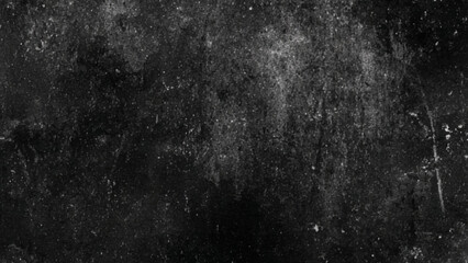 Grungy distressed texture background with worn dark surface and speckles effect. Vector, illustration