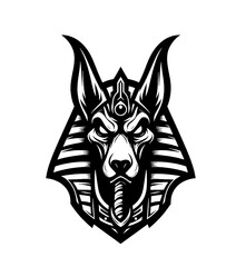 Obraz premium vector illustration of a ancient egyptian god