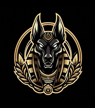vector illustration of a ancient egyptian god