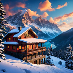 Winter Mountain Retreat