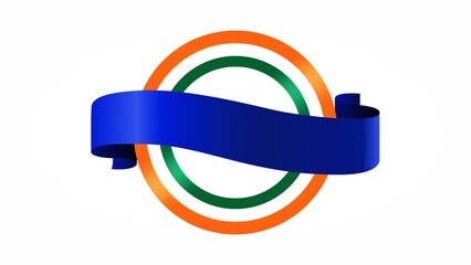 Republic day Celebration Background with Tricolor Design