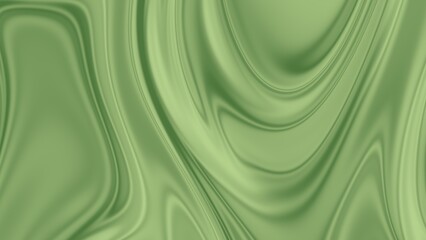 Smooth, earthy green abstract background with flowing, organic liquid patterns. Great for natural themes, calming aesthetics, or modern artistic designs.