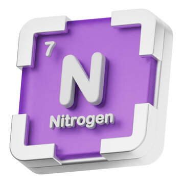 3d periodic table nitrogen science chemical element