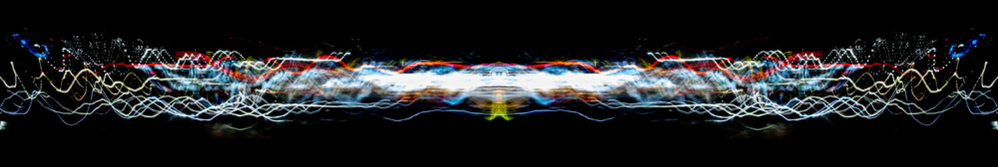 Abstract light trails in the dark, Abstract light trail techniques