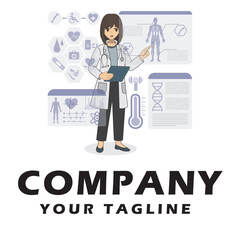 Future Health & Biotech illustration vector
