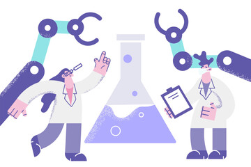 Science, making laboratory research concept