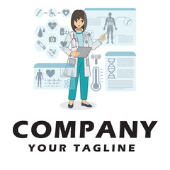 Future Health & Biotech illustration vector
