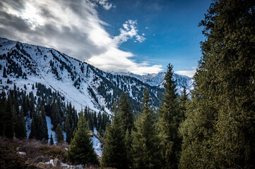 mountain landscape in the morning