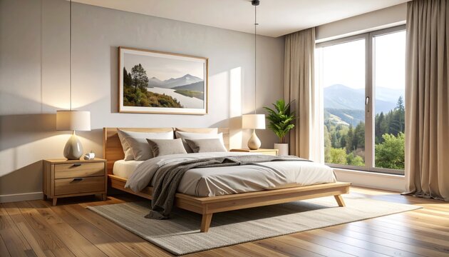 Modern bedroom interior design