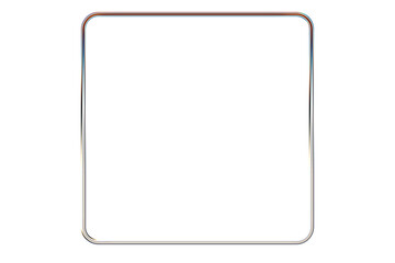 chrome square frame