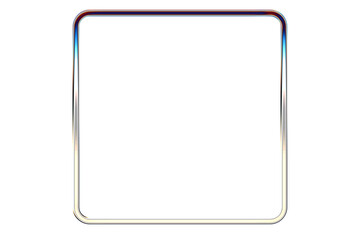 chrome square frame