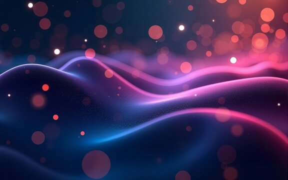 small business artificial intelligence abstract background. banner of colorful, lively design. generative AI. High quality