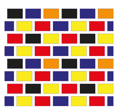 colorful squares background, aop wall and aop reapet designe.