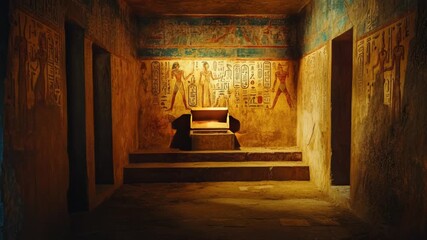 Video A room filled with paintings on the walls, perfect for art related concepts or interior design ideas