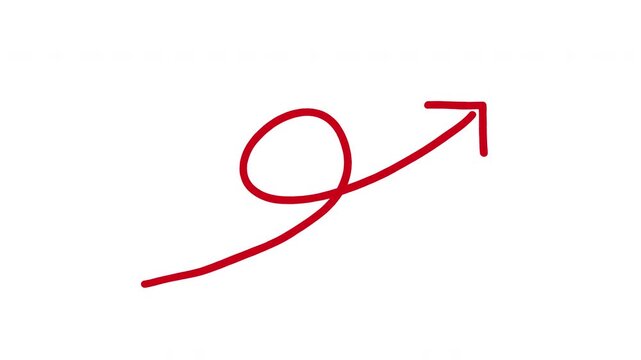 Rough Hand-Drawn Chalk Animation Set: Boxes, Circles, Arrows, and Line Art Elements 4k video animation seamless loop