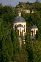 View of an Orthodox church in Kutaisi, Georgia, October 2025.