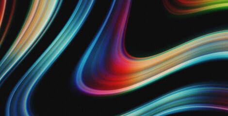 4K Beautiful color gradient background with noise. Abstract pastel holographic blurred grainy...