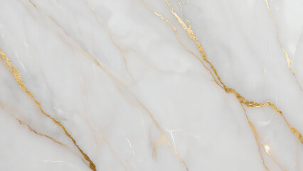Obraz premium Luxury White Marble with Gold Veins Texture Background