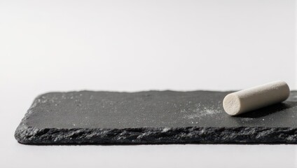 Chalk on Slate - A Minimalist Study in Texture and Form.