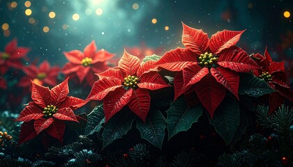 christmas tree and red stars