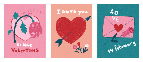 A set of Valentines