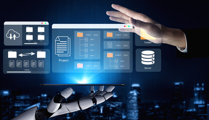 Artificial intelligence supports digital folder and server file organization for improved workflow...